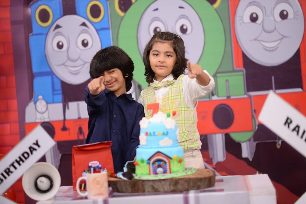 Nida Yasir Celebrates Her Son Balaaj's Birthday At The Set Of GMP