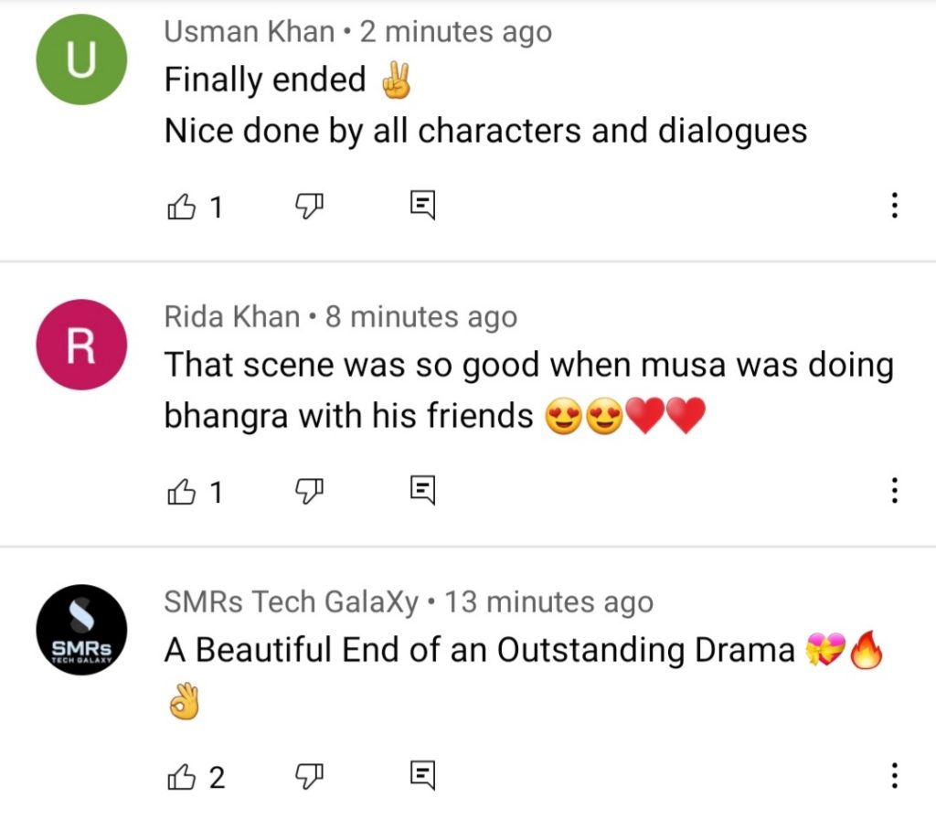 Public Reaction On The Last Episode Of Raqs-e-Bismil - Won People's Heart