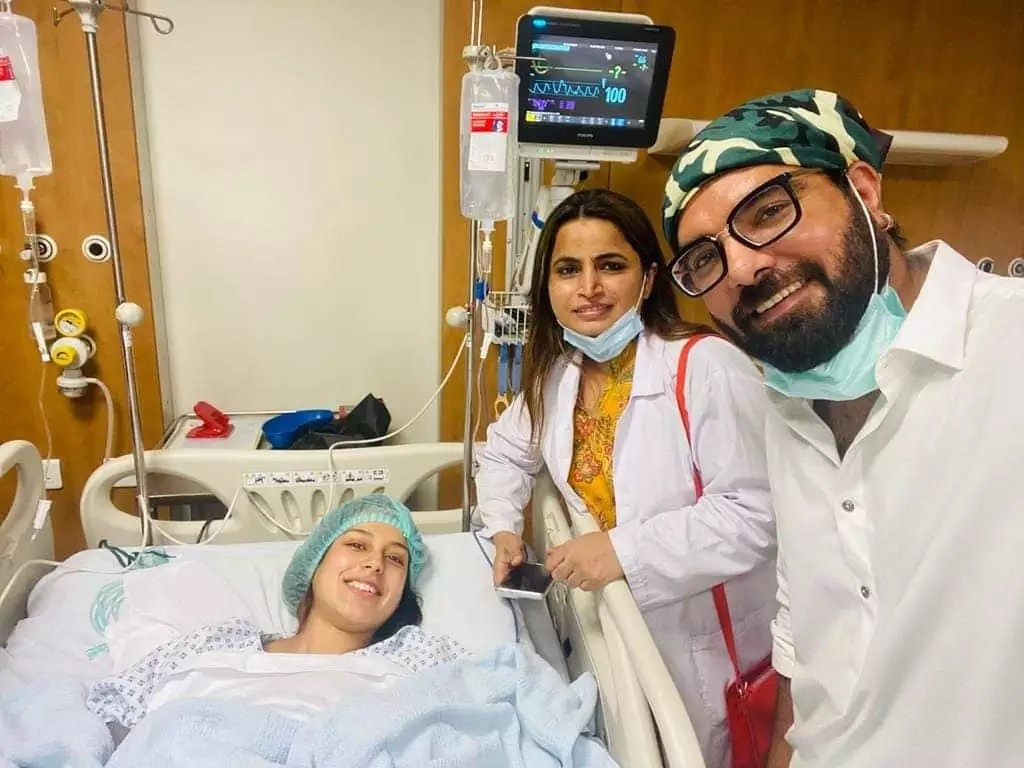 Iqra and Yasir Share The Feeling Of Holding The First Baby