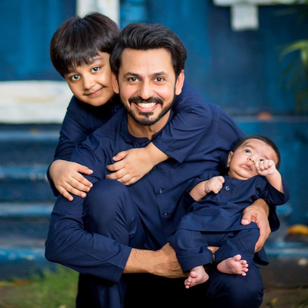 Adorable Family Portraits Of Bilal Qureshi And Uroosa Bilal From Eid-ul-Adha Day 1