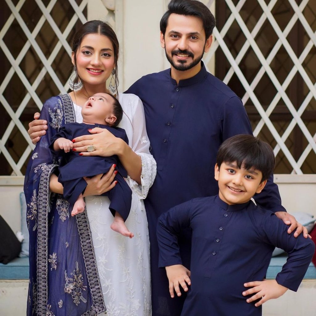 Celebrities Twining With Their Spouses And Children On Eid