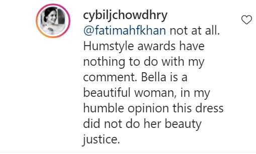 Cybil Chowdhry Criticized For Her Comments About Bella Hadid's Dressing