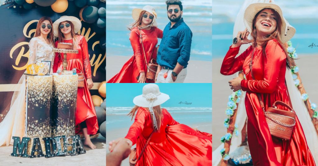 TikTok Star Dr Madiha Khan's Adorable Birthday Shoot At Beach