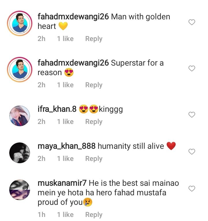 Fahad Mustafa Won Us Over With His Act Of Kindness