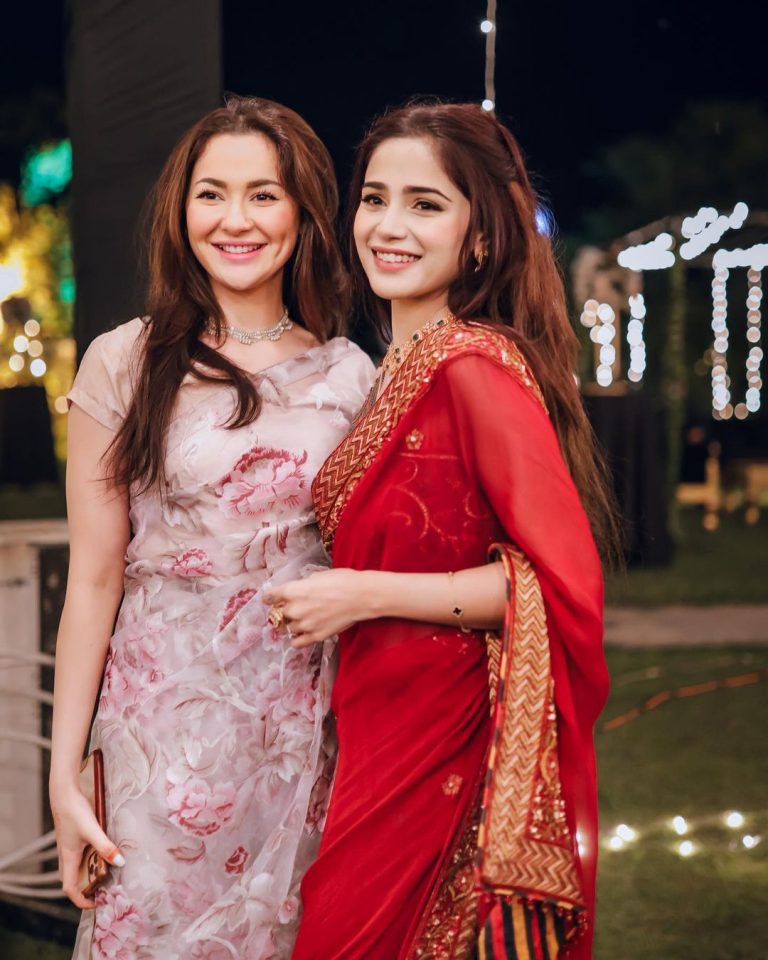 Hania Aamir Alluring Pictures From Aima Baig's Engagement Reviewit.pk