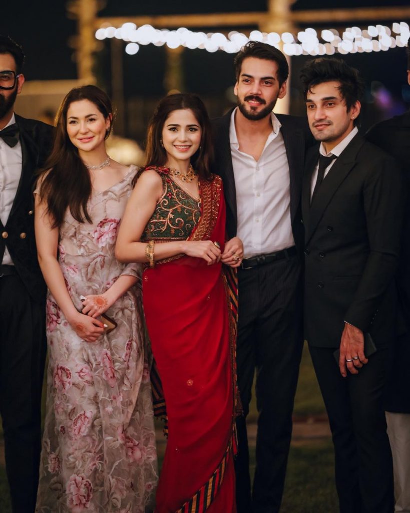 Hania Aamir Alluring Pictures From Aima Baig's Engagement