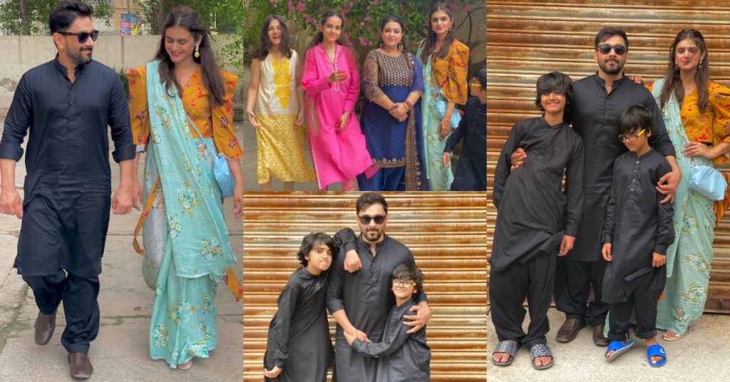 Hira Mani With Her Family - Beautiful Pictures From Eid-Ul-Adha 2021