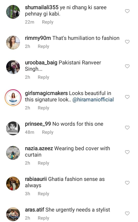 Hira Mani's Signature Saree Look Caused Fierce Criticism From The Netizens Again