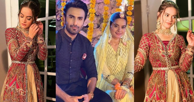 Minal Khan Exquisite Pictures From The Set Of Ishq Hai