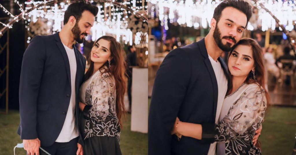 Komal Baig With Husband Enchanting Pictures From Aima Baig's Engagement