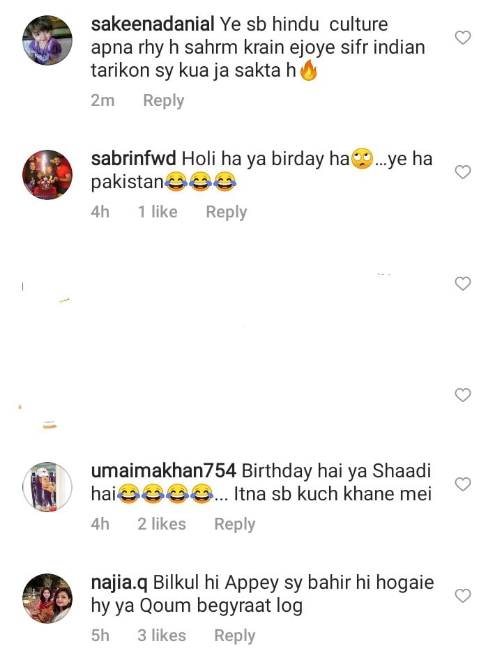 Netizens' Criticism On Maya Ali's Holi-Themed Birthday Party