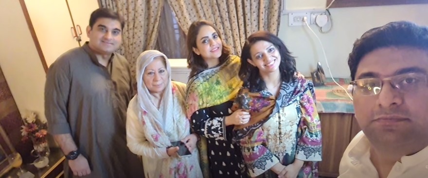 Nadia Khan Paying Visit To Her "Susral" For the First Time