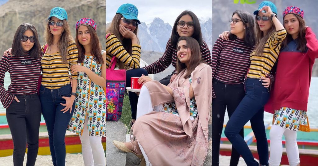 Natasha Hussain Vacationing With Daughters In Hunza