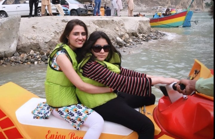 Natasha Hussain Vacationing With Daughters In Hunza