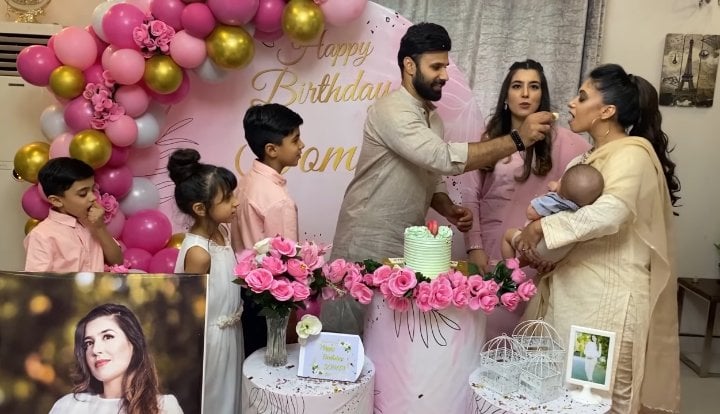 Rahim Pardesi Throws A Surprise Birthday Party For Second Wife