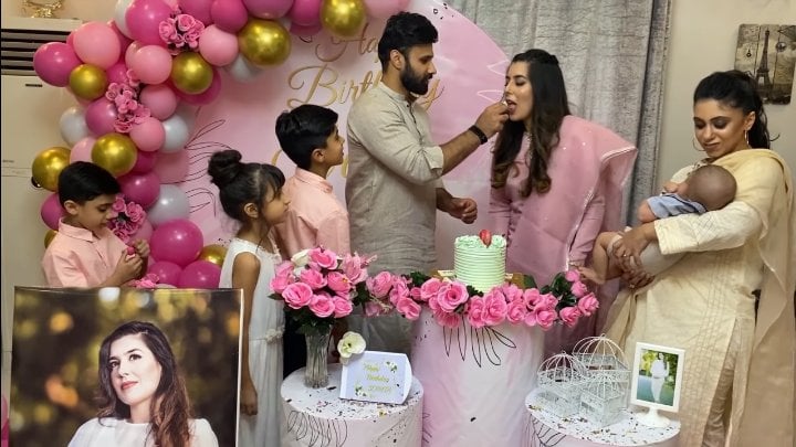 Rahim Pardesi Throws A Surprise Birthday Party For Second Wife