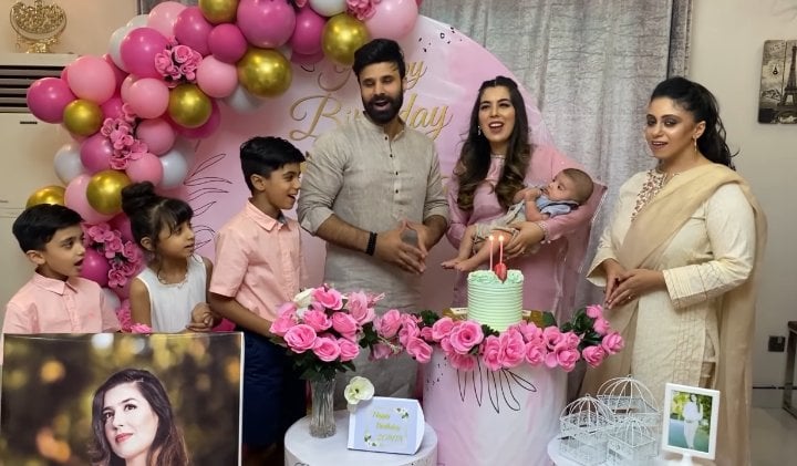 Rahim Pardesi Throws A Surprise Birthday Party For Second Wife