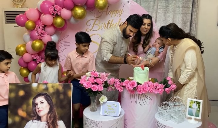 Rahim Pardesi Throws A Surprise Birthday Party For Second Wife