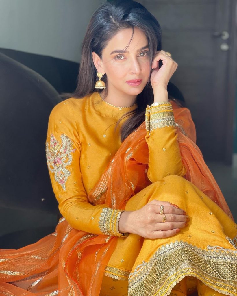 Saba Qamar Ravishing Looks From Eid-ul-Adha Day 1 And Day 2