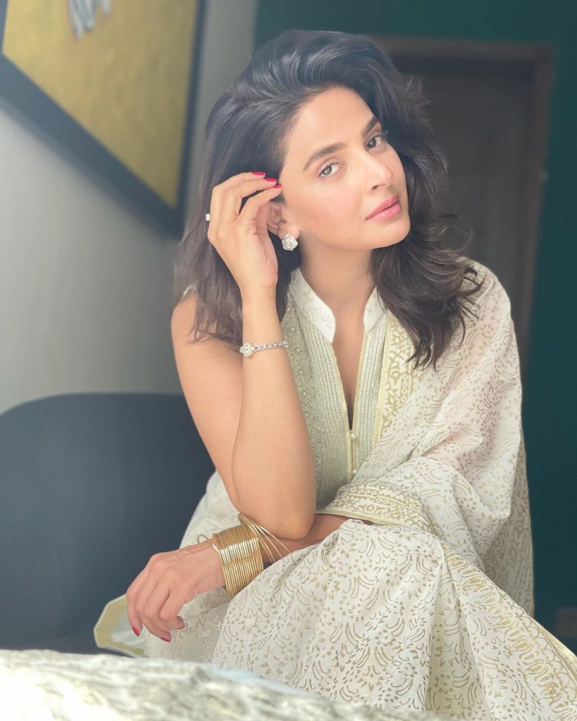 Saba Qamar Ravishing Looks From Eid-ul-Adha Day 1 And Day 2