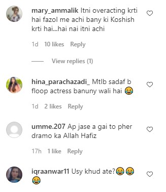 Public's Hilarious Take On Sadaf Kanwal Learning Acting From Shahroz Sabzwari