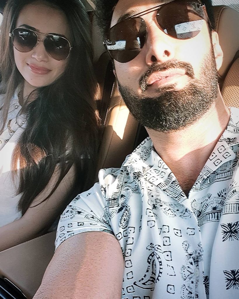 Adorable Pictures Of Sana Javed And Umair Jaswal