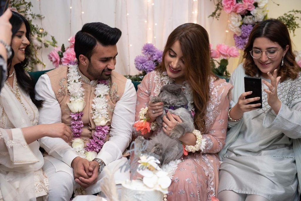 HD Pictures From Engagement Ceremony Of Shagufta Ejaz's Daughter