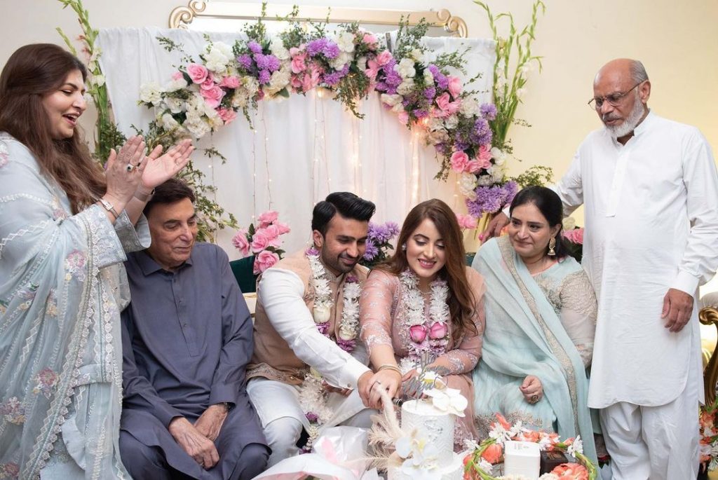 HD Pictures From Engagement Ceremony Of Shagufta Ejaz's Daughter