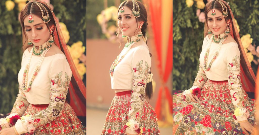 Sidra Niazi Dolled Up As A Traditional Bride In Her Recent Shoot