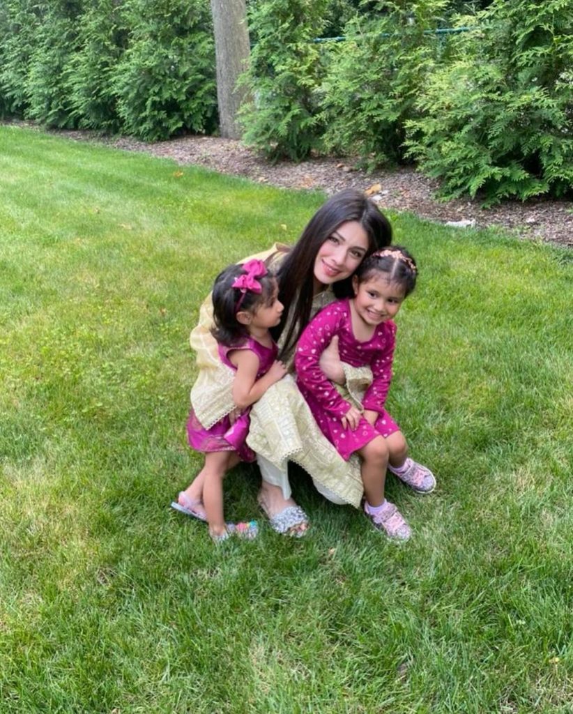Sidra Batool Adorable Family Clicks From Eid