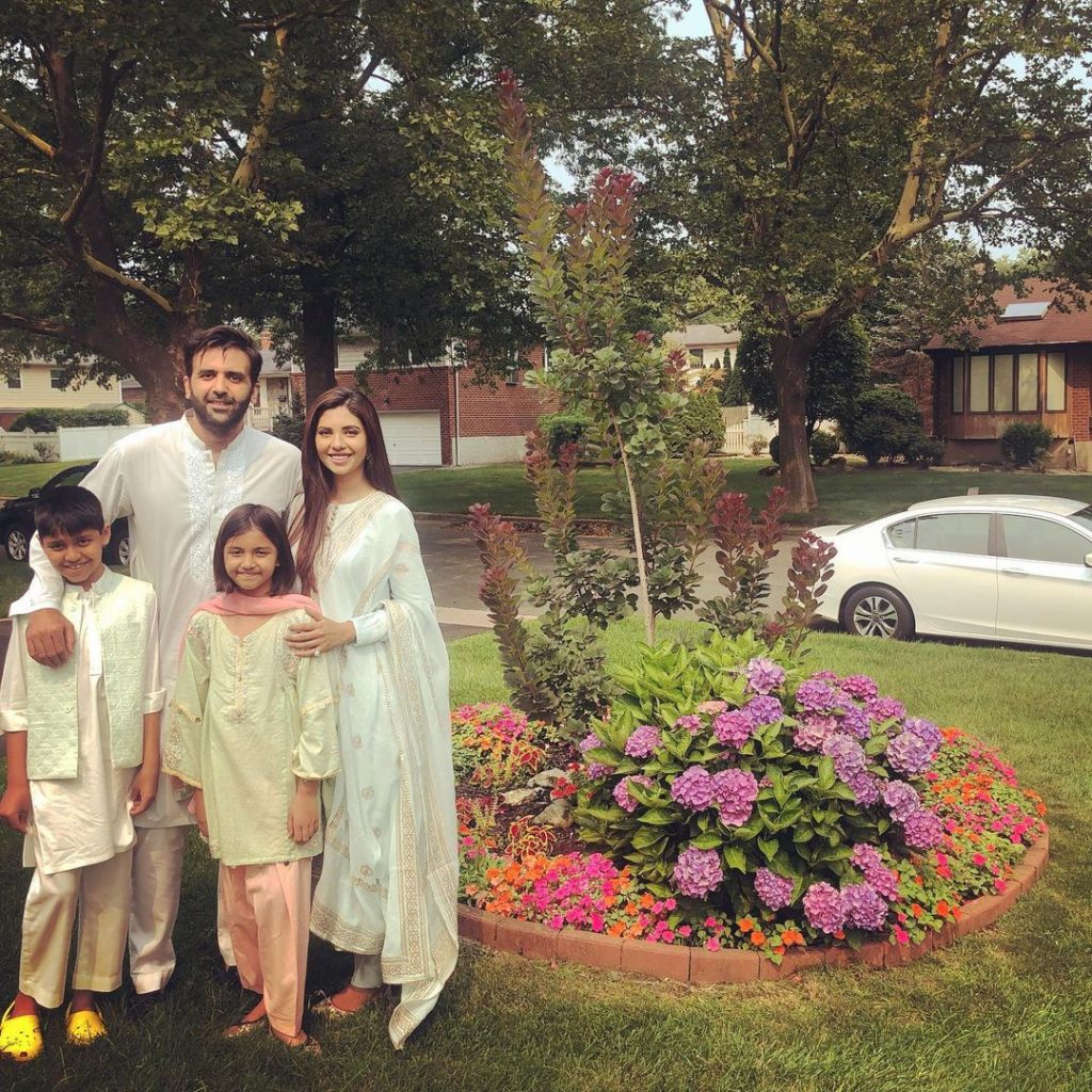 Celebrities Twining With Their Spouses And Children On Eid
