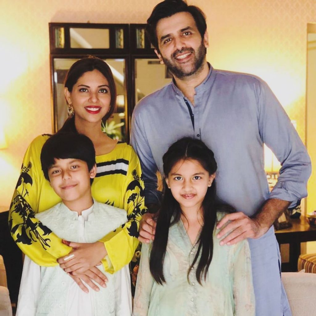 Beautiful Pictures Of Hassan Ahmed And His Family From The Set Of GMP