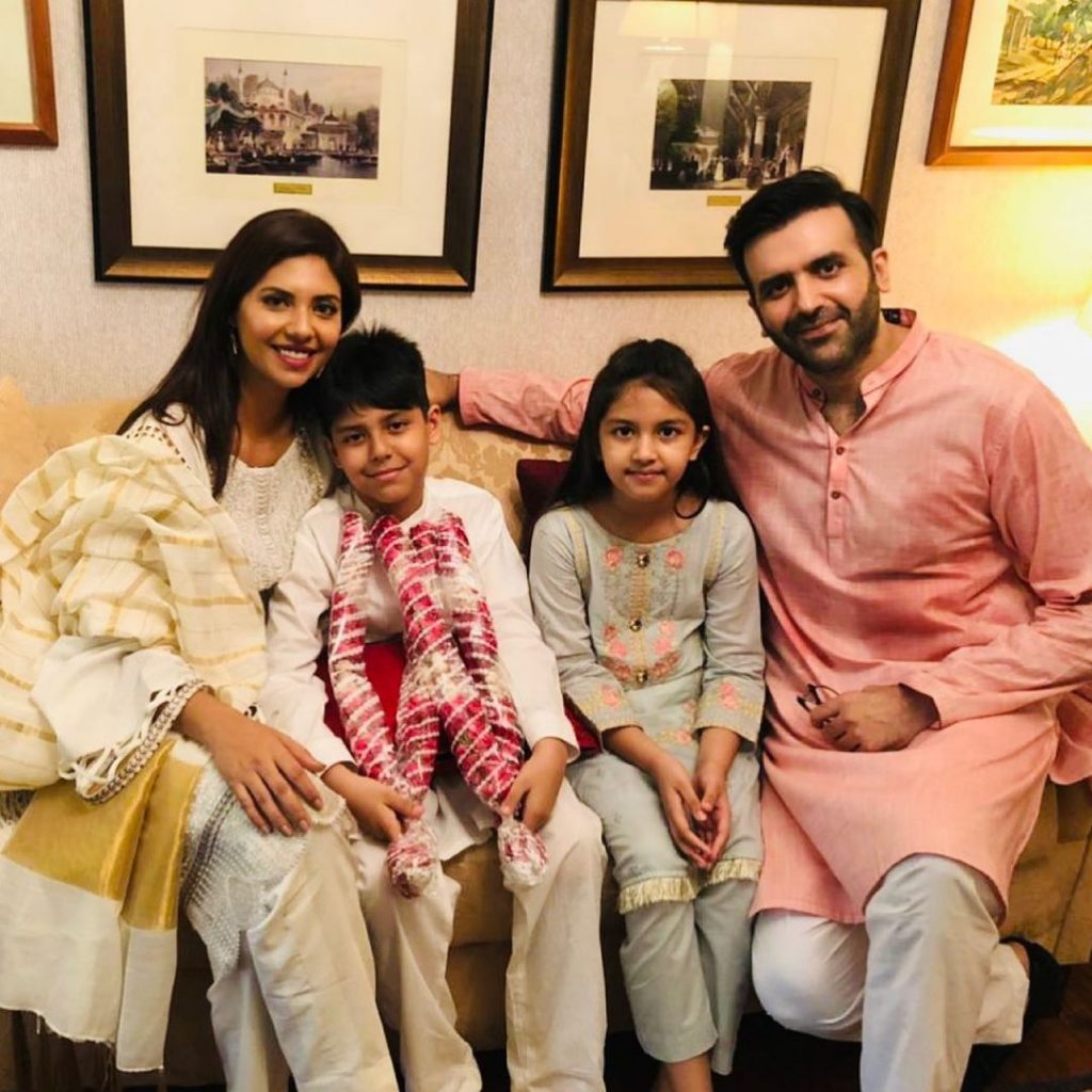 Beautiful Pictures Of Hassan Ahmed And His Family From The Set Of GMP