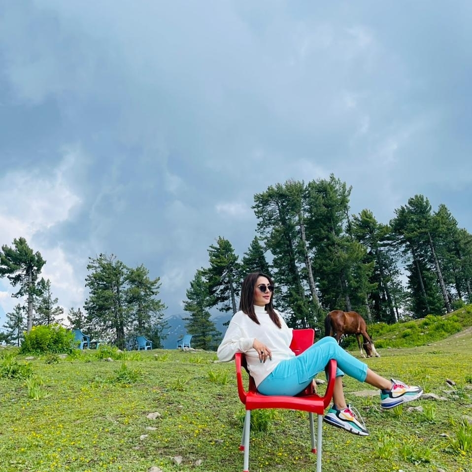 Beautiful Pictures Of Actress Suzain Fatima Enjoying The Beauty Of Pakistan