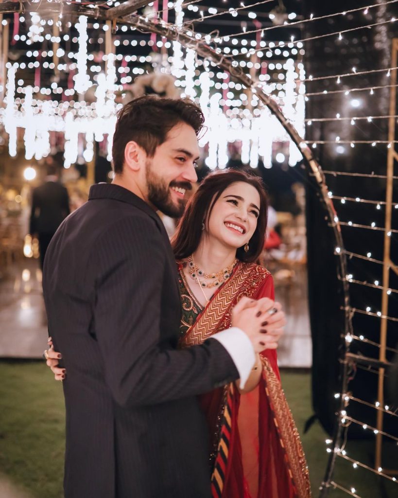 Unseen Pictures From Aima Baig's Engagement Ceremony