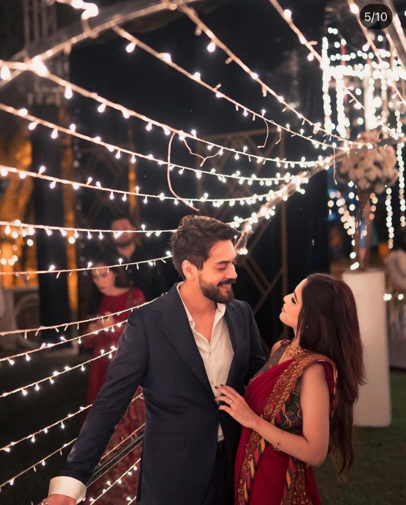 Unseen Pictures From Aima Baig's Engagement Ceremony