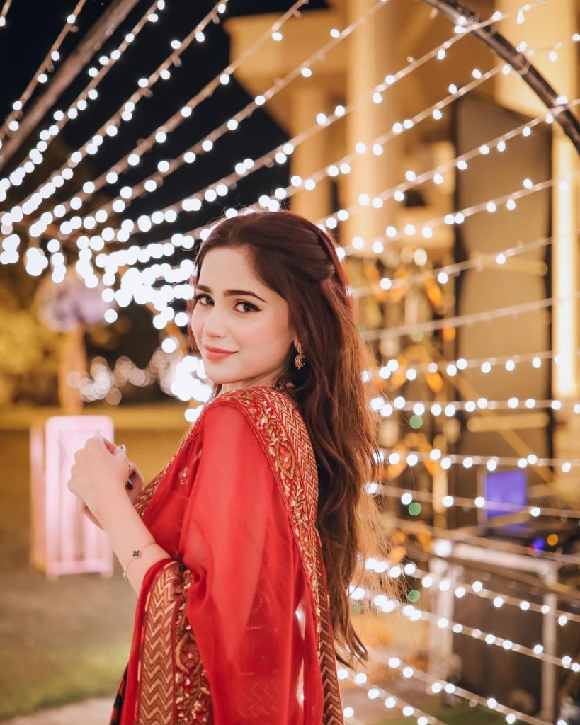 Unseen Pictures From Aima Baig's Engagement Ceremony