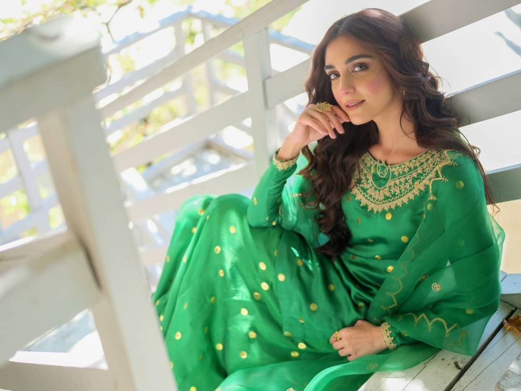 Aiman Khan & Maya Ali Gracing The Shades Of Green With Elegance