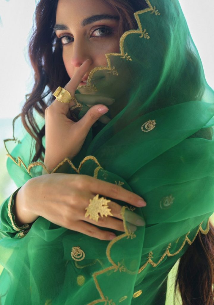 Aiman Khan & Maya Ali Gracing The Shades Of Green With Elegance