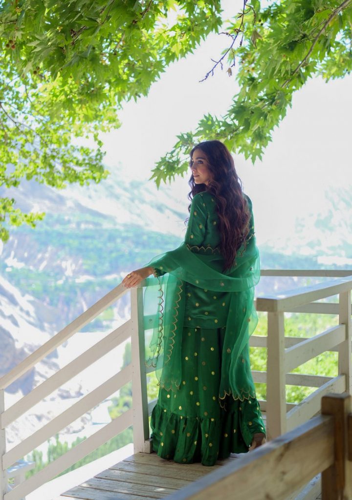 Aiman Khan & Maya Ali Gracing The Shades Of Green With Elegance