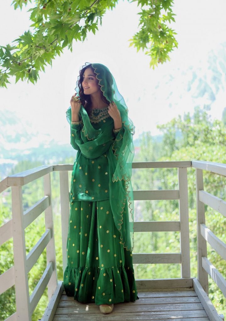 Aiman Khan & Maya Ali Gracing The Shades Of Green With Elegance