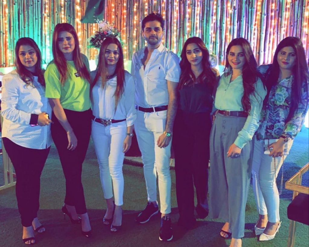 Aiman And Muneeb Spotted With Family Friends