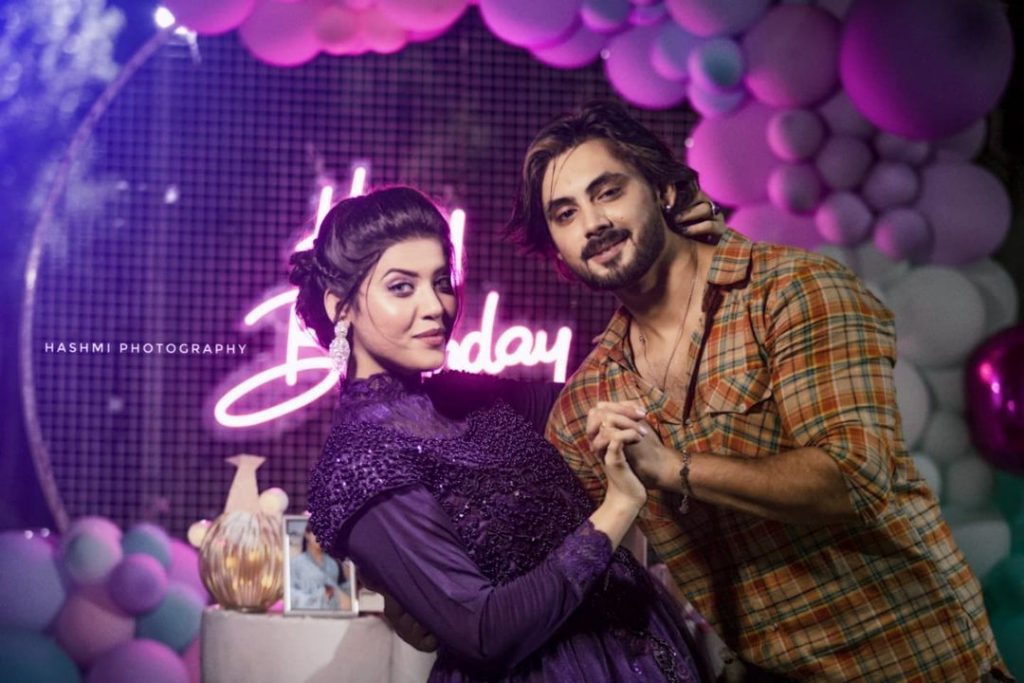 Alluring Pictures From Aiman Zaman's Birthday Bash