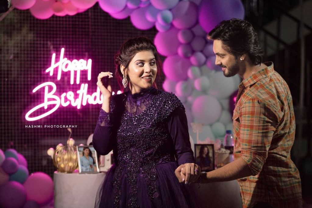 Alluring Pictures From Aiman Zaman's Birthday Bash