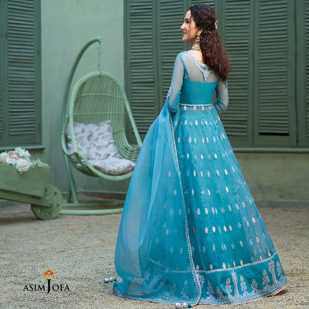 Asim Jofa's Latest Unstitched Collection Featuring Famous Celebrities