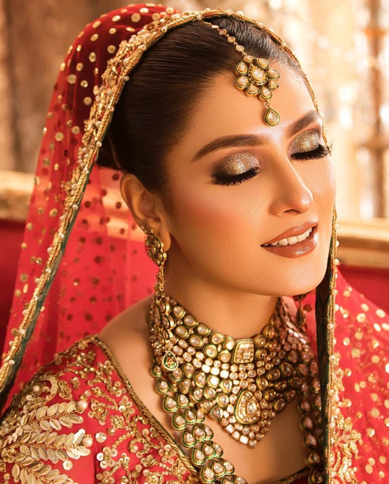 Ayeza Khan Flaunts Elegance In Her Latest Bridal Shoot Reviewitpk 2841