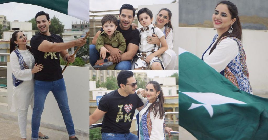 Fatima Effendi And Kanwar Arsalan With Their Kids On Independence Day 2021