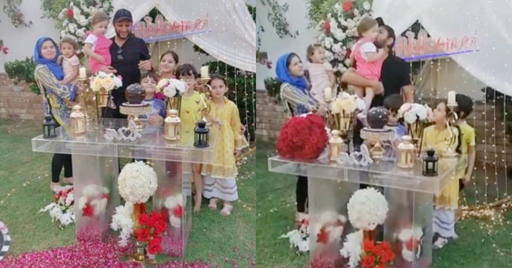 Shahid Afridi Returns Home To A Lovely Surprise