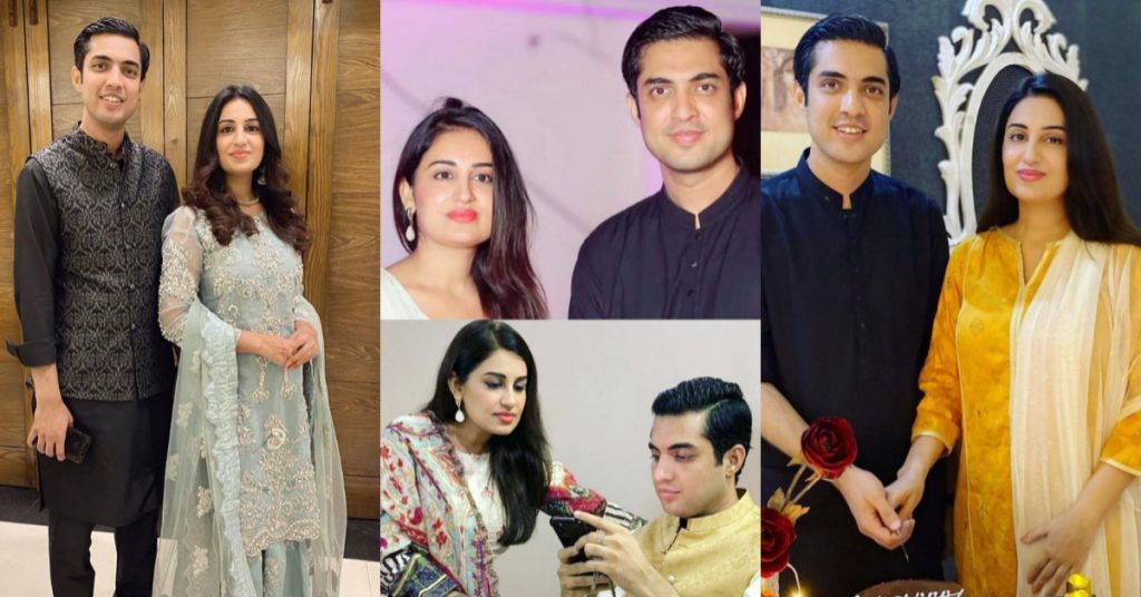 Farah Iqrar Beautiful Pictures With Husband Iqrar Ul Hassan