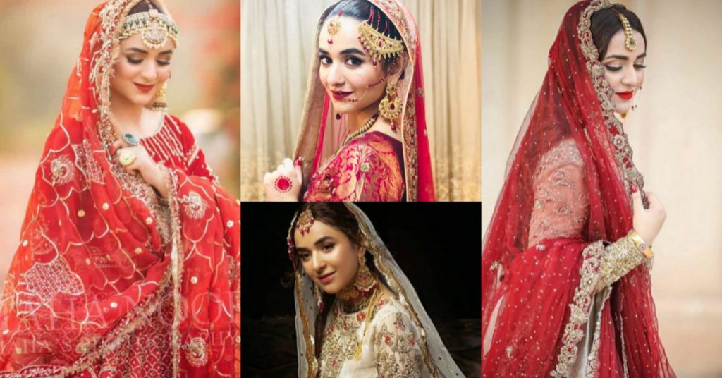 Top Five Elegant Bridal Looks of Yumna Zaidi